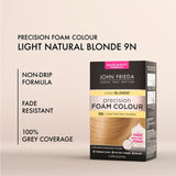 John Frieda Precision Foam hair dye in Light Natural Blonde, UK version