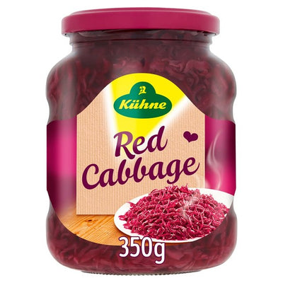 M&S Kuhne Red Cabbage Pickled Jar 350g- Buy online at McGrocer