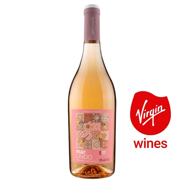 Virgin Wines Mar Lindo Lisboa Atlantic Rose rosé wine 75cl, imported from the UK