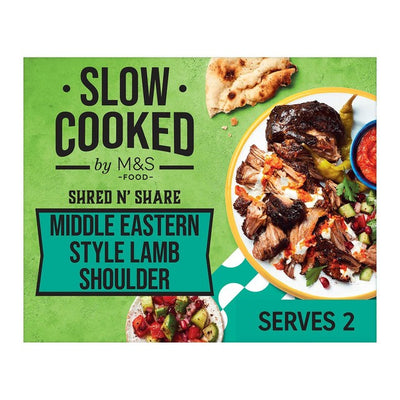 M&S Slow Cooked Middle Eastern Style Boneless Lamb Shoulder Dish 489g