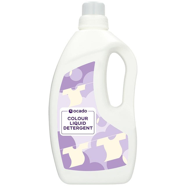 Ocado colour bio liquid laundry detergent 1.5L, imported from the UK