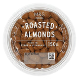M&S roasted almonds pot with high fibre and Vitamin E - British product