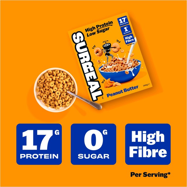 Surreal peanut butter cereal 240g (British brand)