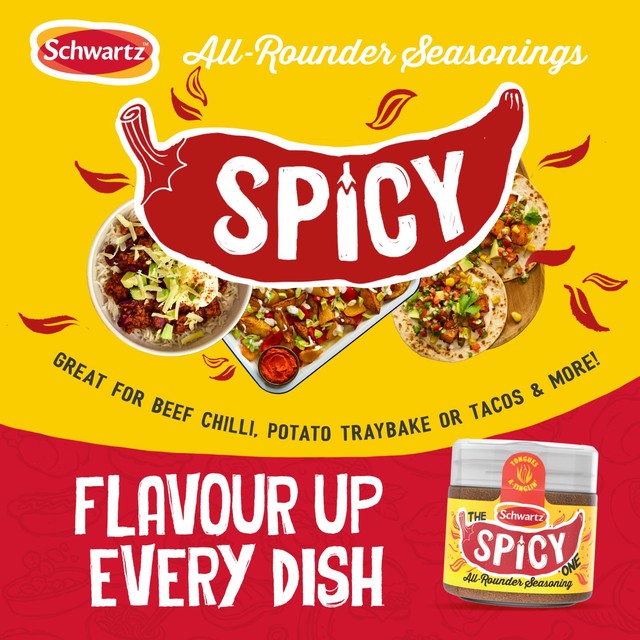 Schwartz All Rounder Spicy Seasoning 100g (British brand)