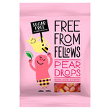 Free From Fellows vegan sugar-free pear drops sweets 70g - British product