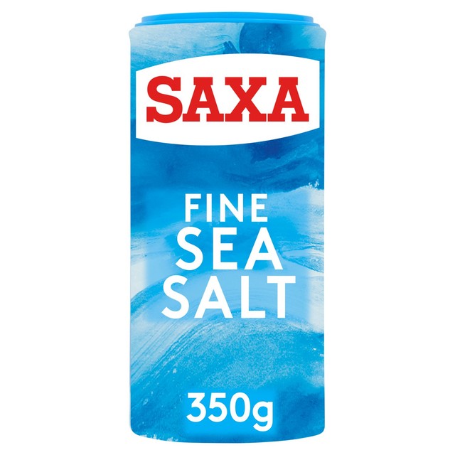 Saxa fine sea salt 350g (British brand)