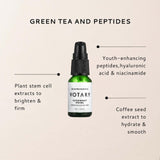 Votary Eye Gel Green Tea and Peptides 15ml (British brand)