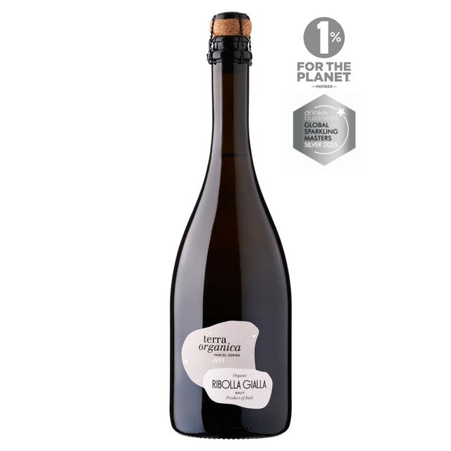 Terra Organica Ribolla Gialla sparkling wine 75cl (British brand)