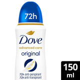 Dove Advanced Care Original Anti-Perspirant Deodorant Aerosol 150ml