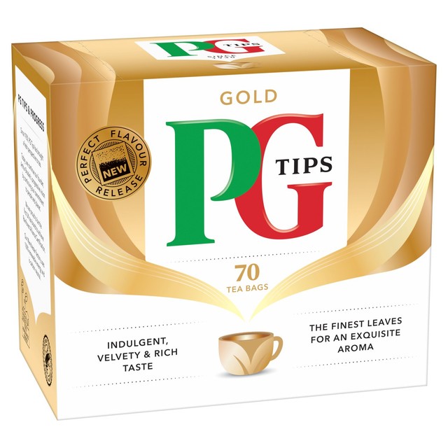 PG Tips Gold Special Blends black tea bags 70 pack, imported from the UK