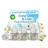 M&S Airwick Crisp Linen & Lilac Plug-In Air Freshener Triple Refill 3 x 19ml- Buy online at McGrocer