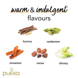 Pukka Herbs organic licorice and cinnamon herbal tea 20 tea bags, imported from the UK