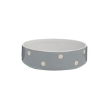 M&S Mason Cash Polka Dot Grey Pet Bowl 13cm- Buy online at McGrocer