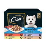 Cesar Senior Wet Dog Food Pouches Mixed Selection 12 x 100g