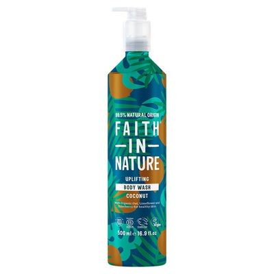 M&S Faith In Nature Coconut Body Wash 500ml in Aluminium Bottle- Buy online at McGrocer