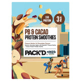Pack'd Peanut Butter & Chocolate Protein Smoothie Kits 3 x 146g