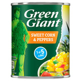 Green Giant sweetcorn and peppers canned vegetables 198g, UK version