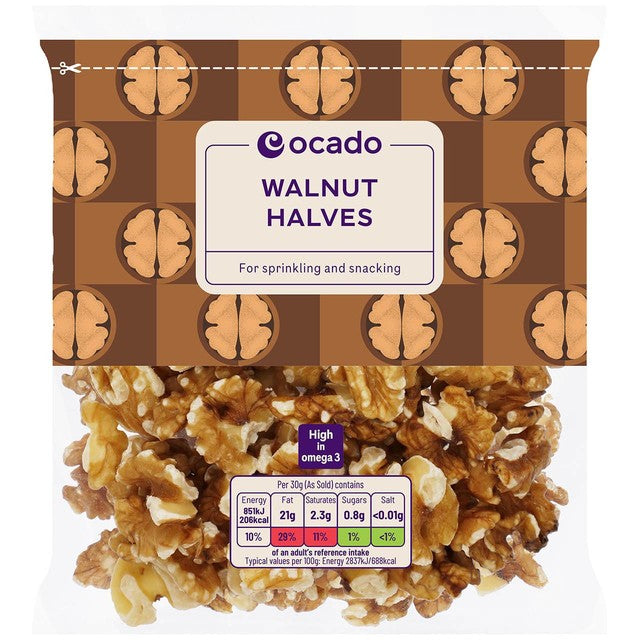Ocado walnut halves 200g, imported from the UK