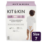 Kit & Kin Hypoallergenic Nappy Pants size 7 17+kg, UK version