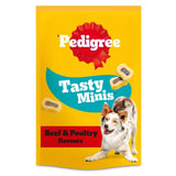 M&S Pedigree Tasty Minis Adult Dog Treats Beef & Poultry Chewy Slices- Buy online at McGrocer