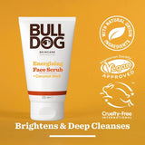 Bulldog Energising Face Scrub 125ml - British product