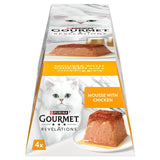 M&S Gourmet Revelations Mousse Chicken Wet Cat Food 4 x 57g- Buy online at McGrocer