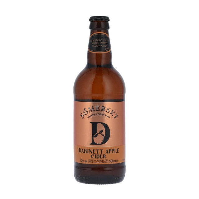 M&S Sheppy's Dabinett Cider 500ml, imported from the UK