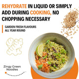 Jux freeze-dried ginger pieces, imported from the UK