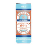 M&S M&S Alcohol Free Aperitivo Spritz Cocktail Bitter Orange Flavour Cocktail Drink 250ml- Buy online at McGrocer