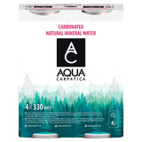 Aqua Carpatica sparkling mineral water 4 x 330ml cans - British product