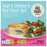 The Gluten Free Kitchen goats cheese and red onion tart 200g, UK version