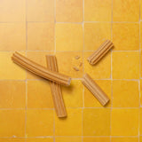 Pooch & Mutt peanut butter dental sticks, imported from the UK