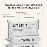 Kit & Kin hypoallergenic baby wipes 10-pack of 60 wipes, UK version