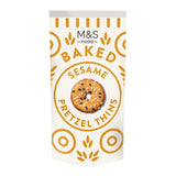M&S M&S Sesame Pretzel Thins Snack 80g- Buy online at McGrocer