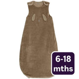 M&S M&S Cotton Rich Animal Face Baby Sleeping Bag Brown 6-18 M- Buy online at McGrocer