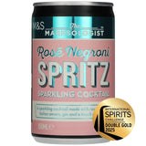 M&S Rose Spritz Negroni sparkling cocktail 150ml, imported from the UK