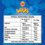 Walkers Wotsits Really Cheesy corn snacks 20x16.5g multipack (British brand)