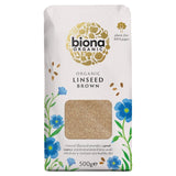 Biona organic brown linseed 500g - British product