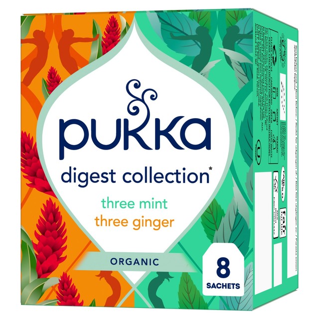Pukka Organic Digest Collection herbal tea bags - British product