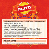 Walkers Masala Chicken Flavour crisps 150g (British brand)