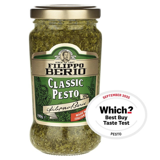 Filippo Berio classic pesto jar (British brand)