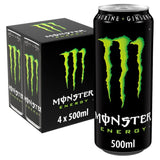 Monster traditional flavour energy drink 4 x 500ml multipack, imported from the UK