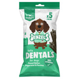 M&S Denzel's Daily Dentals for Medium Dogs Peanut Butter, Peppermint & Parsley Dog Dental Chews 100g- Buy online at McGrocer