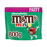 M&M's Milk Chocolate Minis Party Mix 800g, imported from the UK