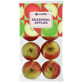 Ocado British Seasonal Apples 6 Pack Fruit