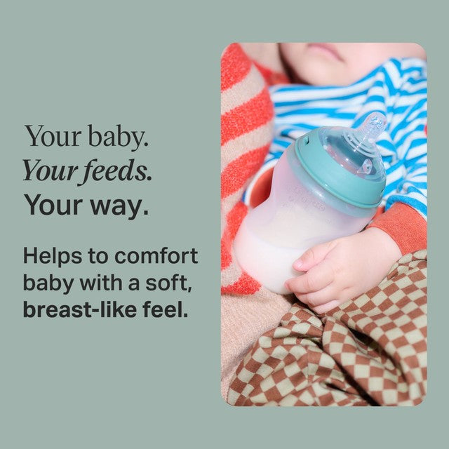 Tommee Tippee Natural Start Silicone Baby Bottle 2 x 260ml (British brand)