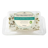 Paxton & Whitfield Geitost med hvitløk og urter 100 g