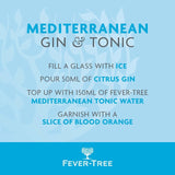 Fever-Tree light Mediterranean tonic water cans - British product