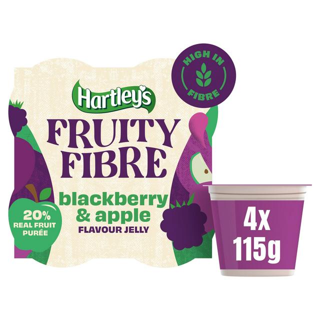 High Fibre Blackberry Apple Flavour Jelly Pots Pack of 4 x 115g