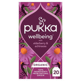 M&S Pukka Organic Elderberry & Echinacea Fruit Tea x20 Compostable Tea Bags- Buy online at McGrocer